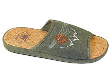 Туфли домашние мужские Tingo (хаки)